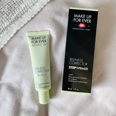 Make Up For Ever Redness Correcting primer, neutraliseert roodheid