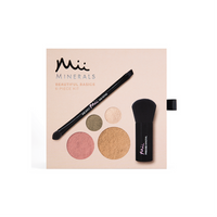 Mii Cosmetics Mii Minerals Beautiful Basics Kit in de tint 07 Precious Warmth, minerale make-up startset