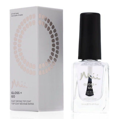 Mii Cosmetics Gloss + Go topcoat, sneldrogende topcoat