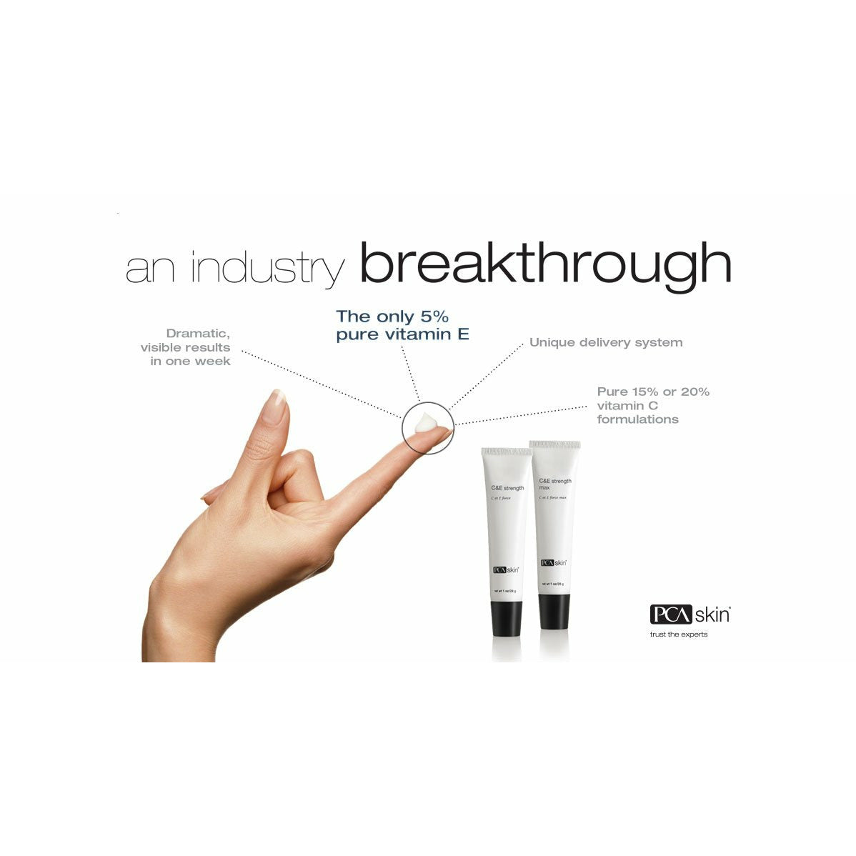 pca skin c and e strength max anti oxidanten vitamine C en vitamine E